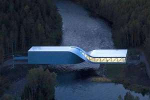 В Норвегии открыли очень необычный мост